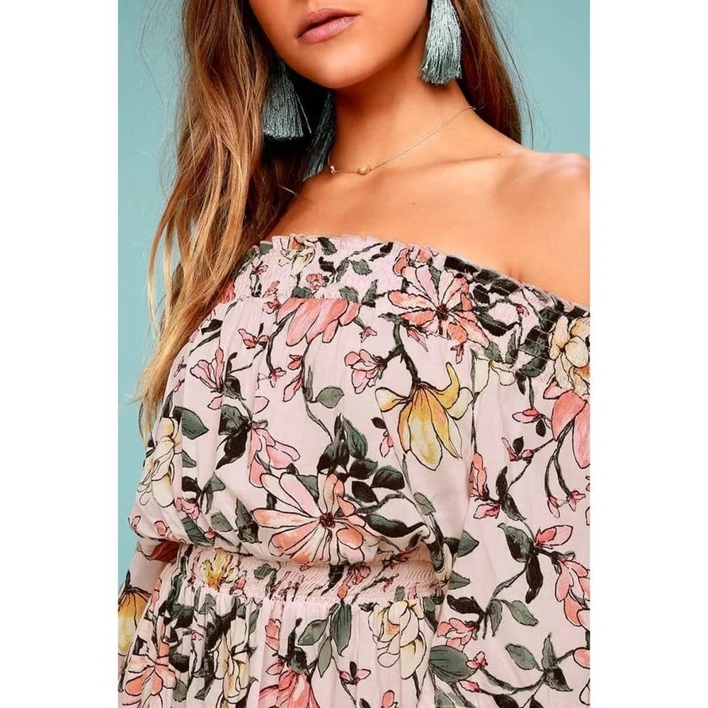 Lulu’s Off The Shoulder Dress - Picture 3 of 7